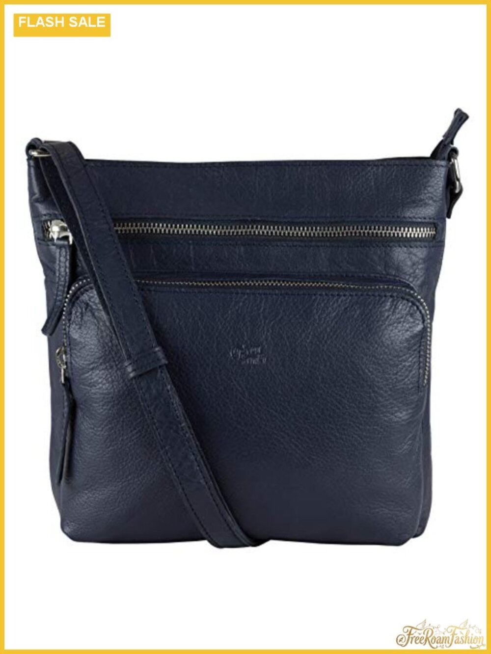 Genuine Top Grain Leather RFID Crossbody Bag Handcrafted Women